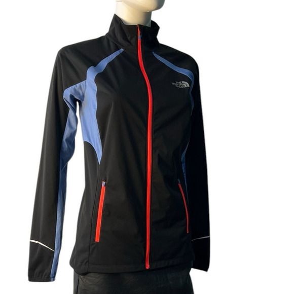 The North Face Flight Series Black Blue Red Lightweight Jacket Size S - Picture 2 of 5